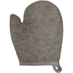 Bamboo & Linen Bath Glove  - Charcoal