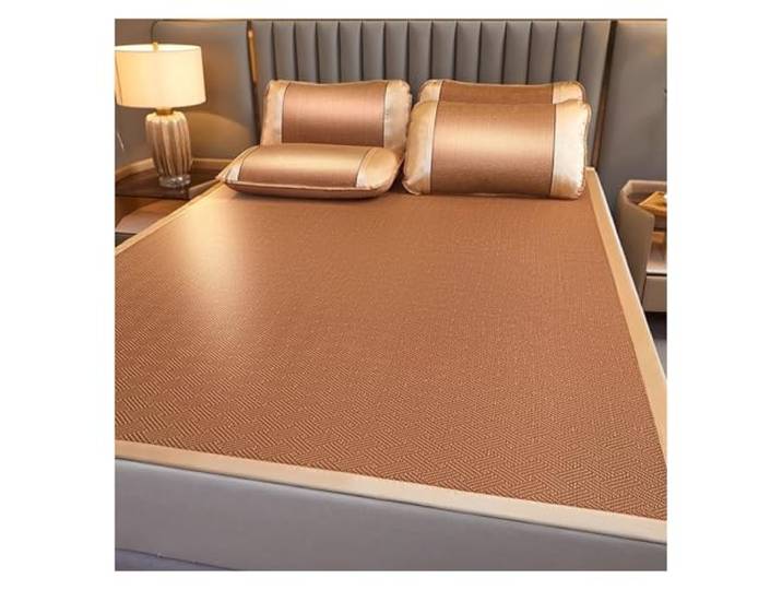 YUAWEGFDR Kühlende Matratzenauflage aus Bambus Mehrfarbige Kühlung in mehreren Größen for den Sommerschlaf(Style-4,180cm*200cm)