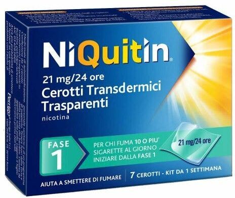 Niquitin 7 Cerotti Transdermici 21Mg/24H