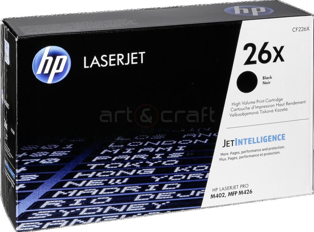 HP 26X Toner Cartridge - Zwart