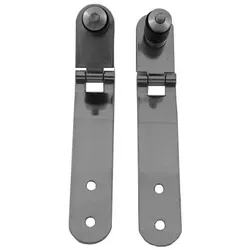 Duravit Scharnier-Set 0061001000 für Urinaldeckel ohne Absenkautomatik, Edelstahl