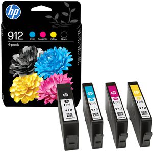 HP Tinte 912 Multipack 6ZC74AE, schwarz, cyan, magenta, gelb