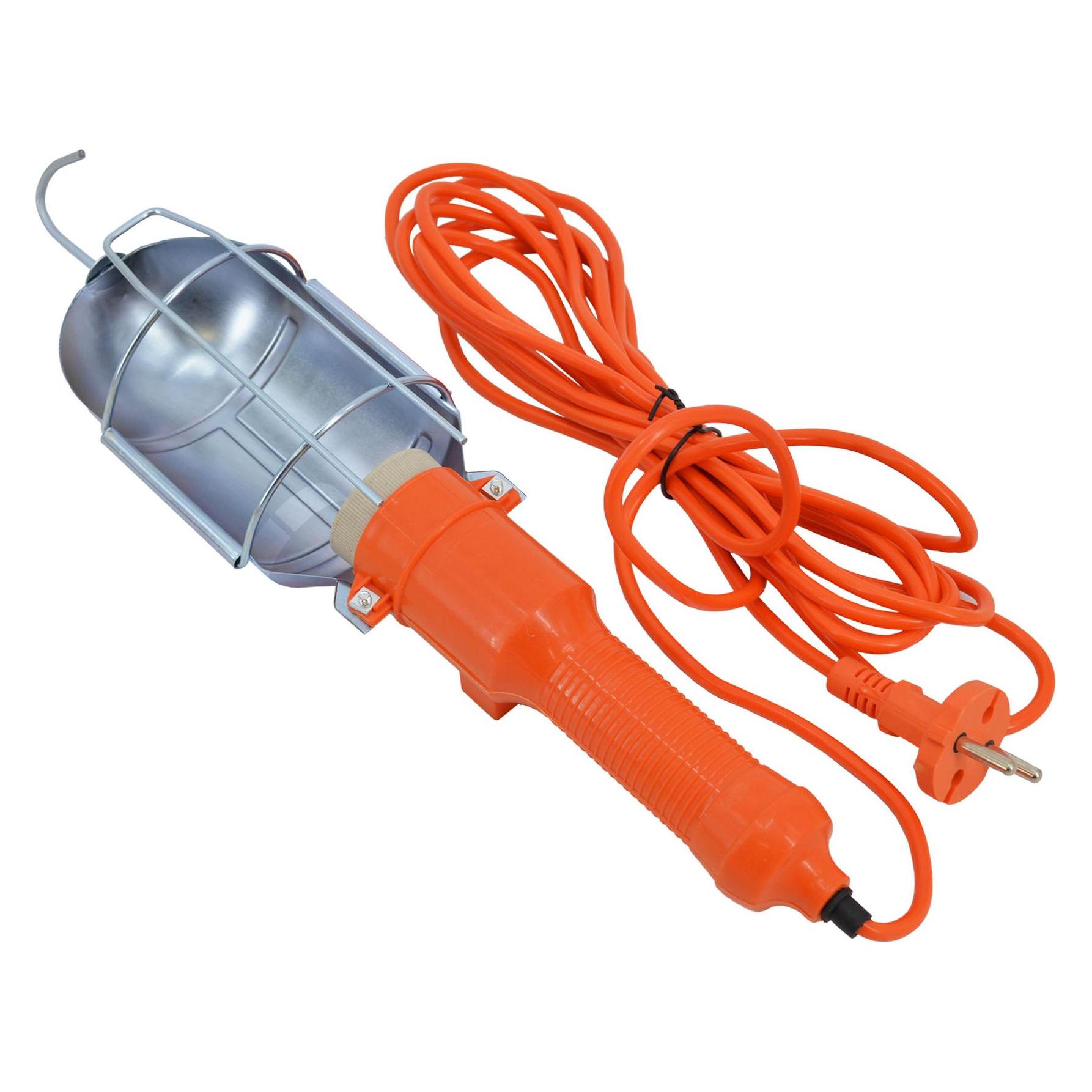 Awtools Aw Lampa Warsztatowa Pomarańczowa 220v 5m Guma (AW17710)