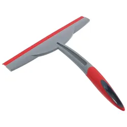 Fensterabzieher Duschabzieher Fensterputzer Glasreiniger Wischer Rot Grau 250mm