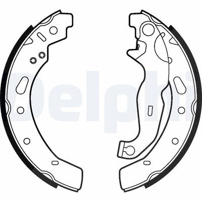 Delphi Bremsbackensatz [Hersteller-Nr. LS2028] für Mazda