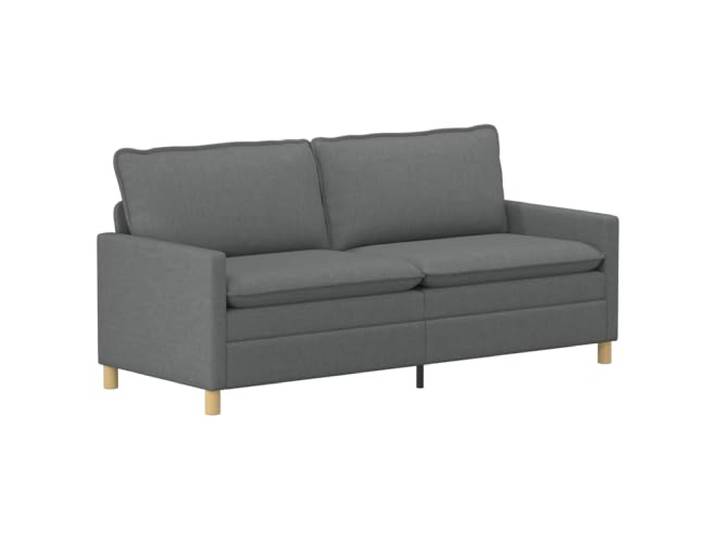 Makastle Sofa Couch Dunkelgrau 196 x 81 x 87,5 cm Stoff
