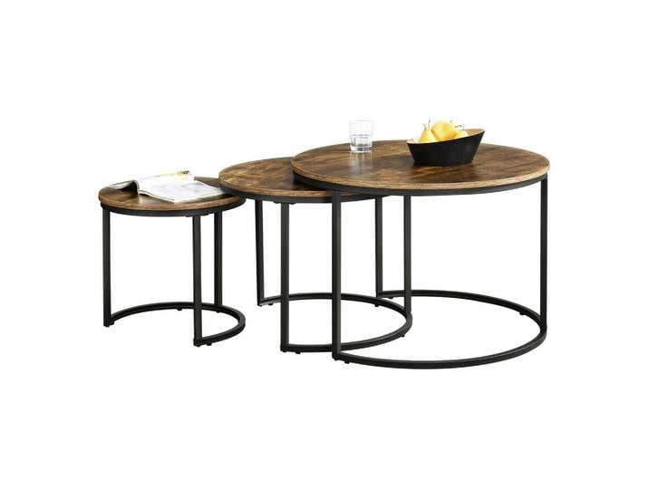 COUCHTISCH SET Arvidsjaur SET 3-teilig 78/78/55