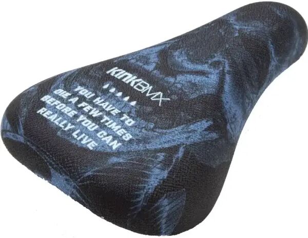 BMX Sattel Kink Fat Stealth (Chinaski Ii Black/Blue)