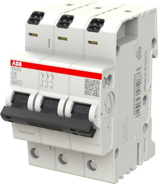 ABB SX203-C13 Miniatuurstroomonderbreker 6000 A IP20