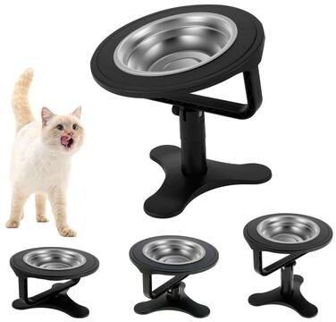 Uplift Treasures Adjustable Elevated Pet Bowl Stand Adjustable Elevated Pet Bowl Stand