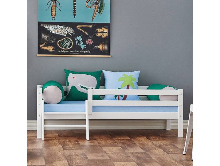 Einzelbett II 70 x 160cm Weiß mit Leiter