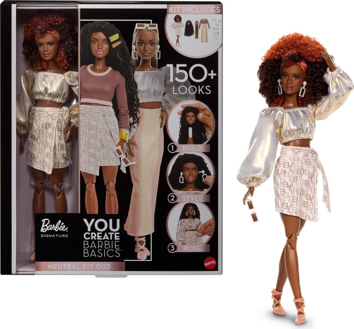 Barbie Signature You Create Barbie Basics Neutral kit 002