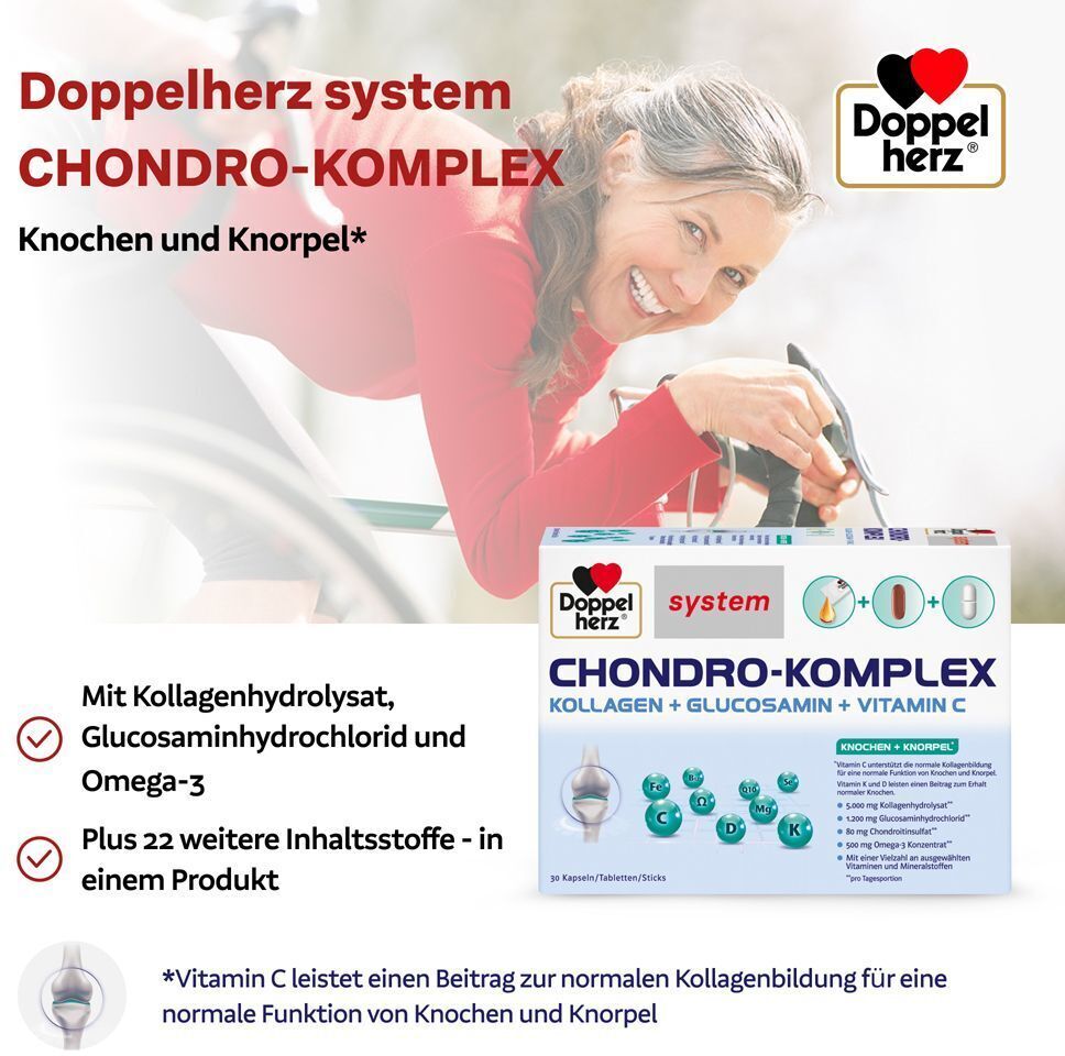 Doppelherz® system Doppelherz Chondro-Komplex syst.Komb.Tab.Kap.Stick 2x 2x30 St Kombipackung