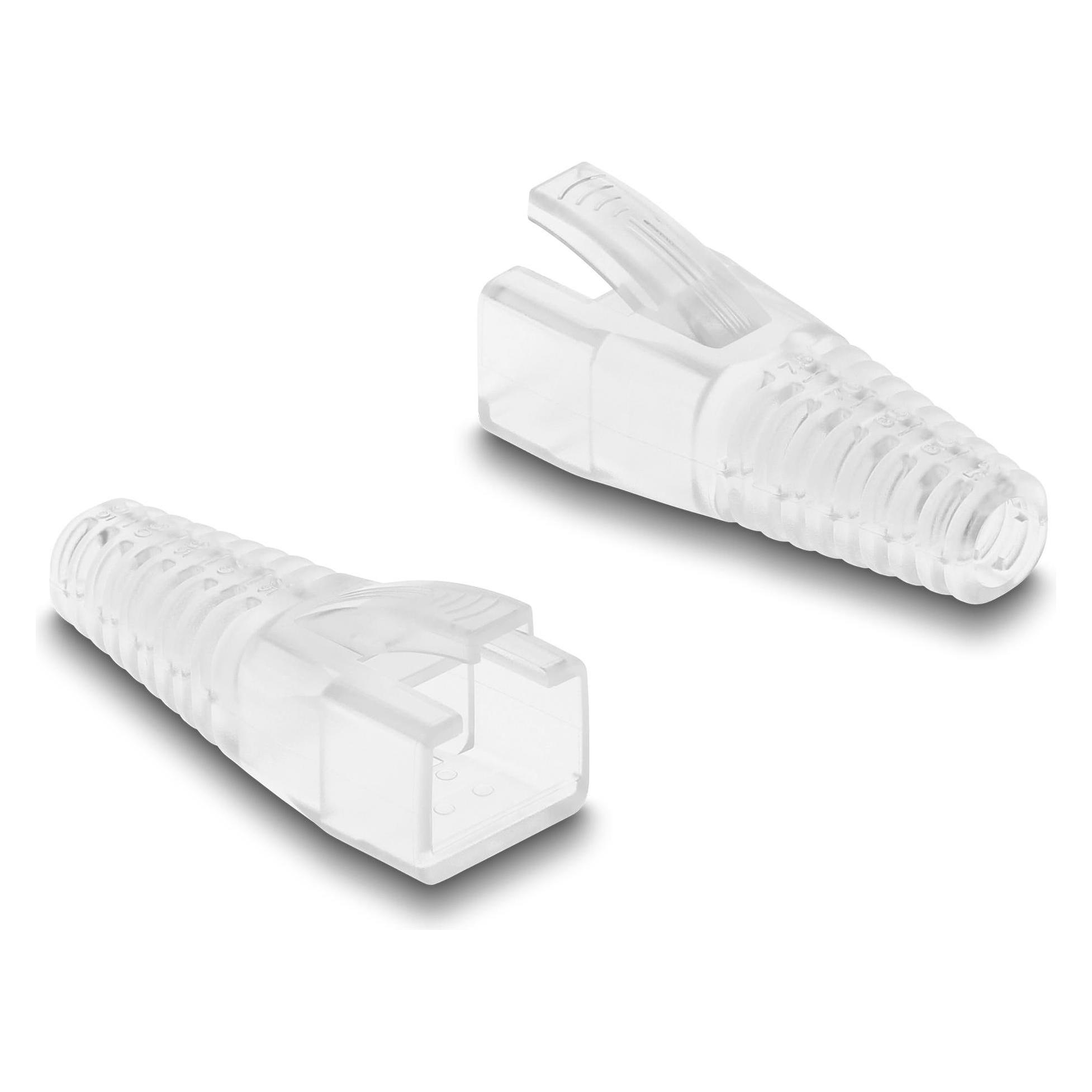 Delock Knickschutztülle für RJ45 Stecker 50 Stück (Stecker Tülle) (66975)