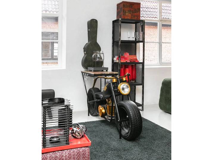 Bar Chopper 175 x 86 x 74cm Schwarz