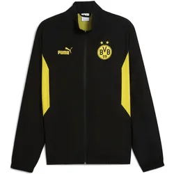 Puma, Herren, Laufjacke, BVB ftblARCHIVE Jacket (S), Schwarz, S