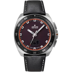 Junghans 56/4610.00 Herren-Funkuhr 1972 Mega Solar Schwarz