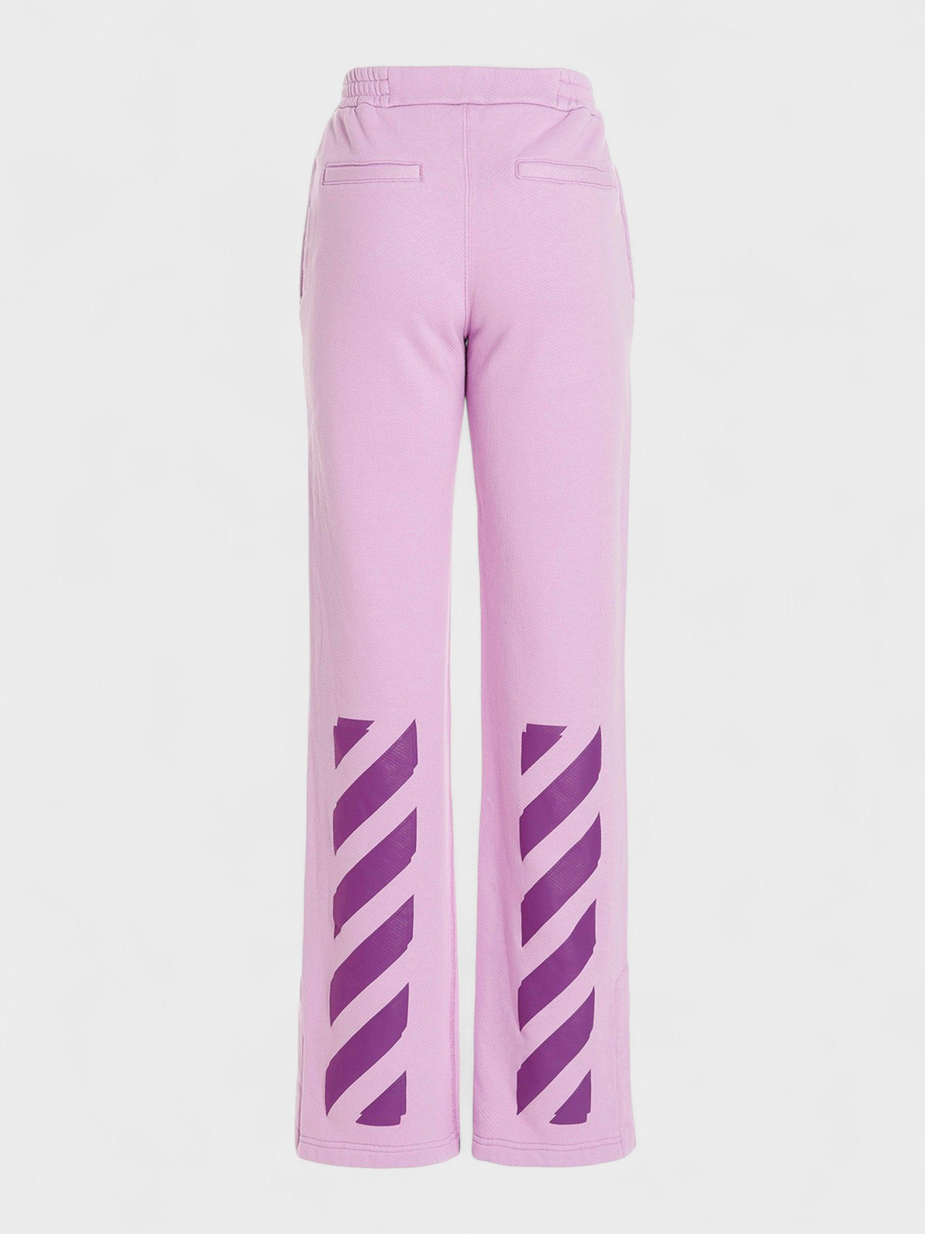Off-White Diag Tapered Sweatpant Lilac