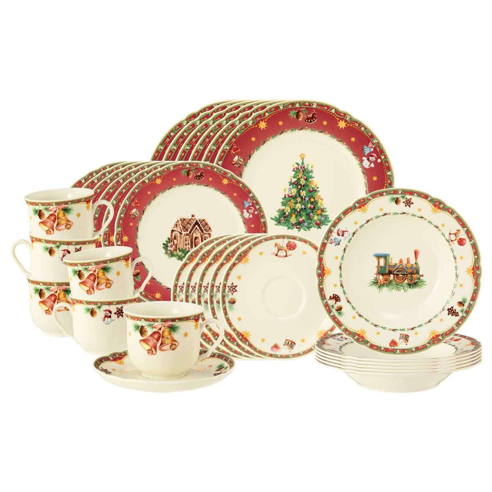 Seltmann Weiden Kombiservice Marieluise Weihnachtsnostalgie 30-tlg.