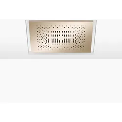 Dornbracht SERENITY SKY Regenpaneel für Deckeneinbau mit integrierter Beleuchtung, 41771979-47, Farbe: Champagne