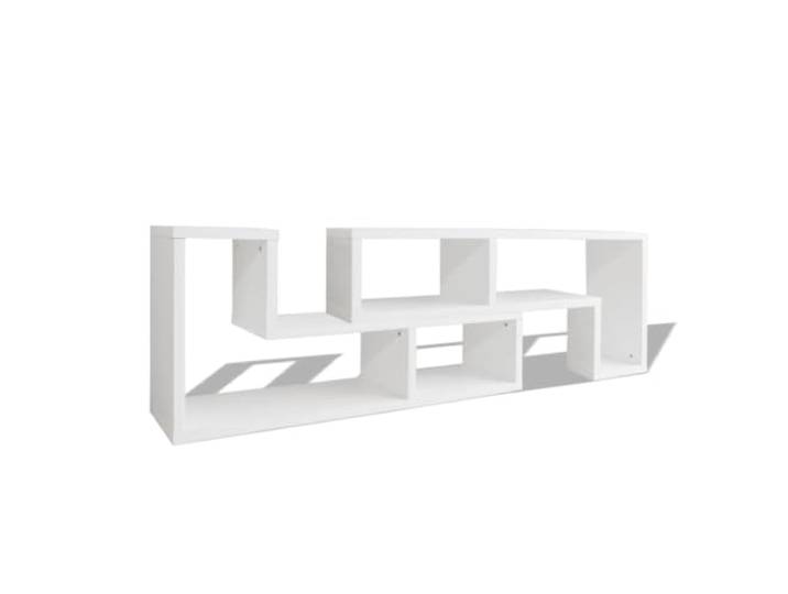 Kaorsrow TV-Schrank Doppel L-Form Fernsehschrank Flexibel Weiß Modulare Lowboard Kombination aus 2 Teilen für Wohnzimmer und Schlafzimmer mit variabler Stellfläche.