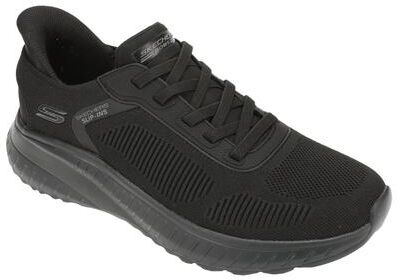 Skechers BOBS Slip-Ins: Squad Chaos-Solid Step - Mens 7 Black Sneaker Medium