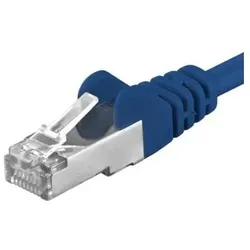 PremiumCord SP6ASFTP020B networking cable Blue Cat6a SF/UTP (S-FTP) (CAT6a, 2 m), Netzwerkkabel