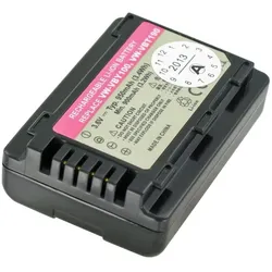 AccuCell VW-VBY100 Nachbau Akku für Panasonic HC-V110, HC-V110GK, HC-V110K, HC-V110P, HC-V201