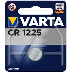 Varta Lithium Knopfzelle CR 1225 3V - 1er Blister