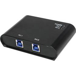 LogiLink UA0216 2 Port USB 3.2 Gen 1-Umschalter (USB 3.0) Schwarz