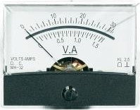 Voltcraft AM-60X46/30V/1,5A/DC Inbouwmeetinstrument met roterende spoel