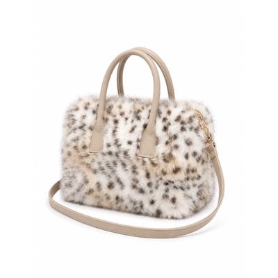 Henkeltasche "Ewok", Damen, Gr. B/H/T: 37cm x 25cm x 10cm onesize, beige, Kunstfaser, COLLEZIONE ALESSANDRO, Taschen, aus kuschelweichem Material