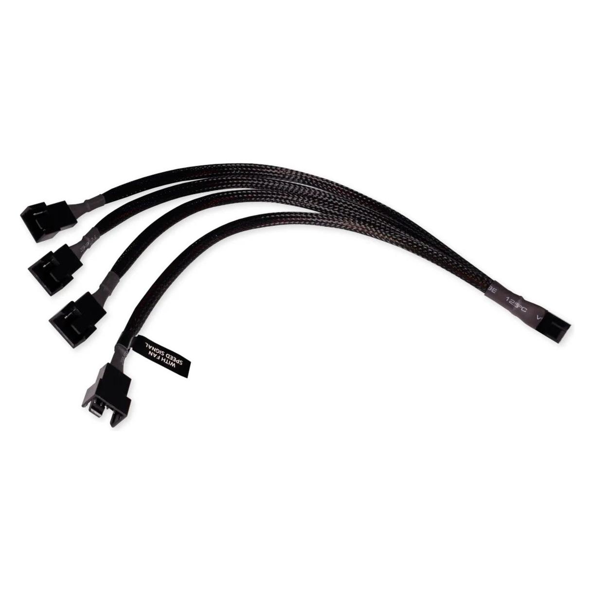Alphacool LK Alphacool Y-Splitter 4-Pin auf 4x 4-Pin PWM 30cm (RGB) (18683)