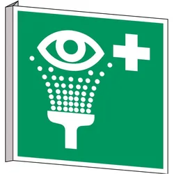 Brady, Sicherheitskennzeichnung, ISO-Sicherheitsschild - Augenspülstation