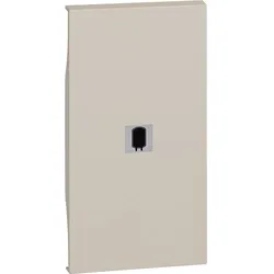 Legrand KM01M2SN LivingNow 2-modulige Tastenabdeckung mit Symbol ”Boiler” in der Farbe Sand
