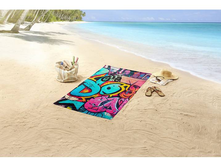 Serviette de plage enfant Charlie 75 x 150cm Multicolore