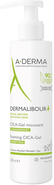 A-Derma Dermalibour+ Cica Gel Espuma Purificante 200ml