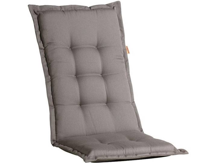 Ambia Garden Sesselauflage, Grau, 4-teilig, Füllung: Schaumstoff, Vlies, 50x8x123 cm, mittels Bändern zu befestigen, mittels Gurtband zu befestigen, Gartenmöbel, Gartenpolster & Auflagen, Sesselauflagen
