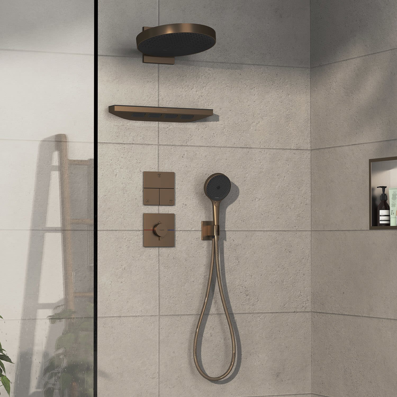 Hansgrohe ShowerSelect Comfort E Ventil Unterputz für 3 Verbraucher