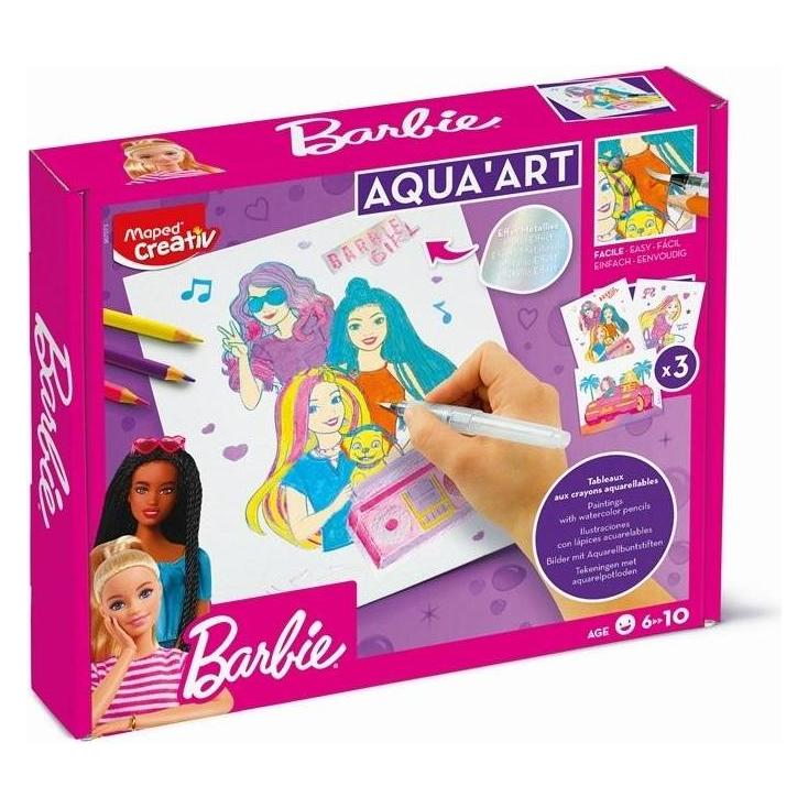 Helit Ausmal-Set AQUA'ART BARBIE (907073)