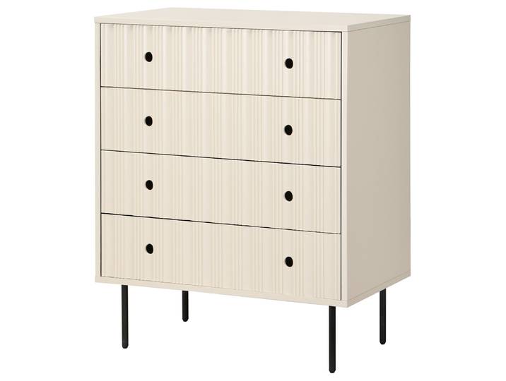 Kommode ARINE 85 x 99 x 40cm Beige/Kaschmir