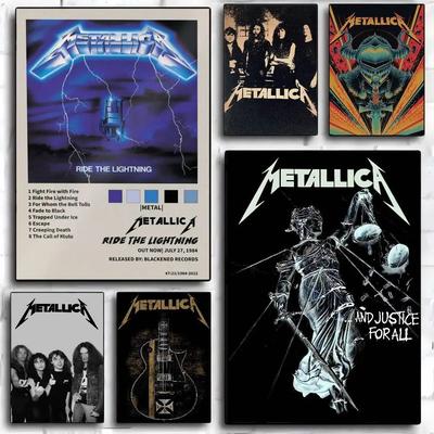 Metallica Classic Band Poster Canvas Wall Art For Living Room Decor hardwired Explosion Artwork 15.75x23.62in (no Frame)