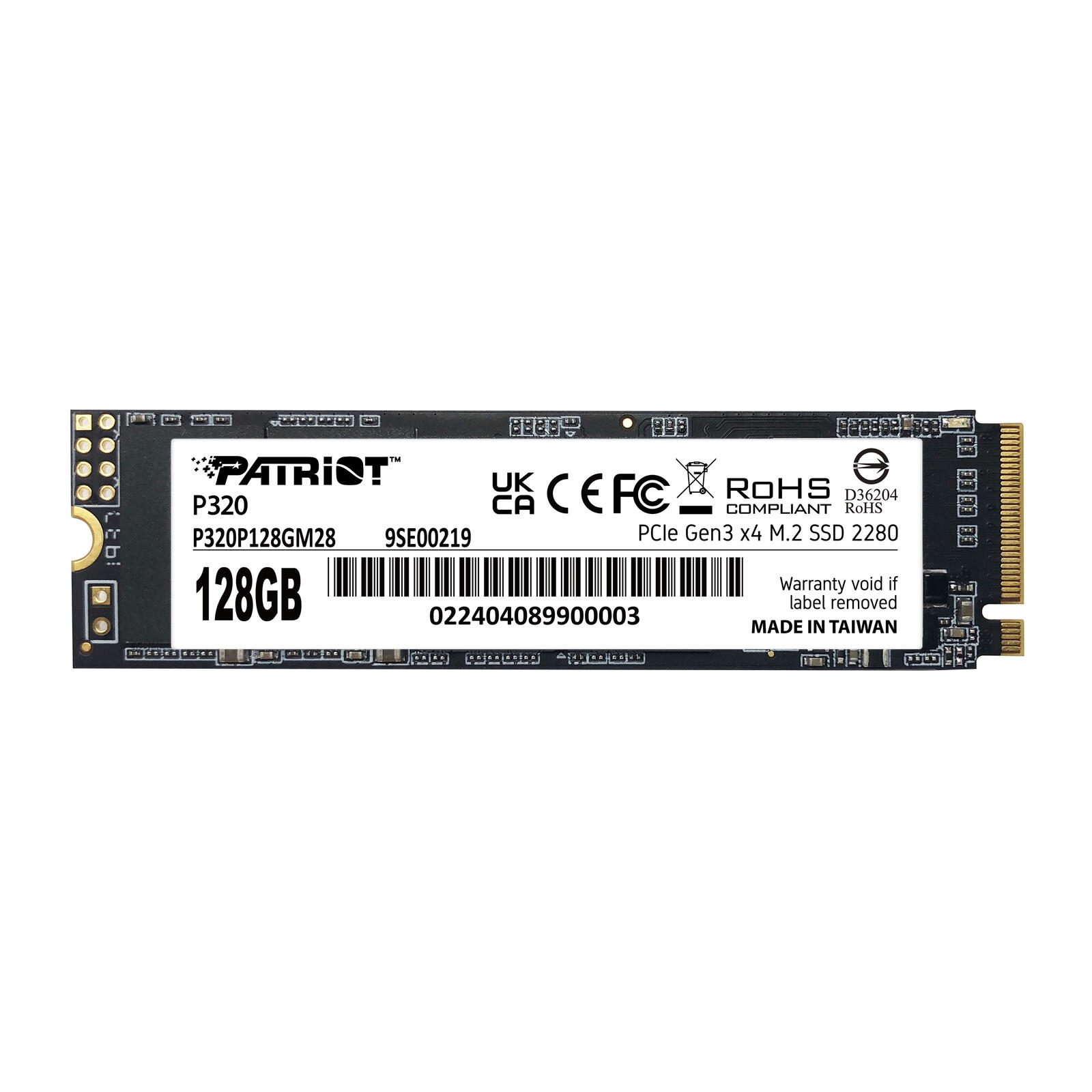 Patriot Memory P320 interne SSD - 128 GB P320P128GM28