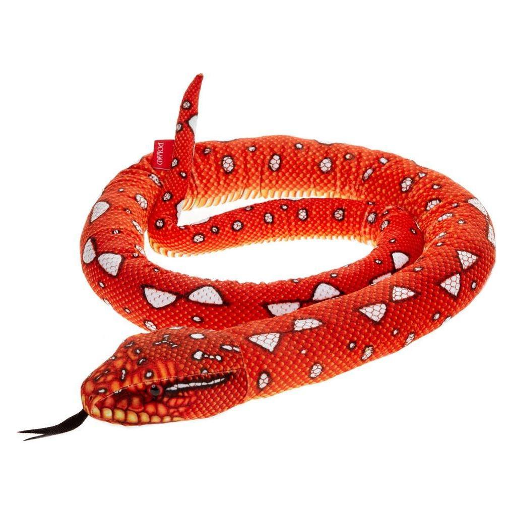 Beppe Snake mascot, red, 180 cm (13934)