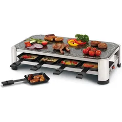 Fritel SG 2180 Grill Black, Chrome, Stainless steel, Racletteofen, Silber, Schwarz