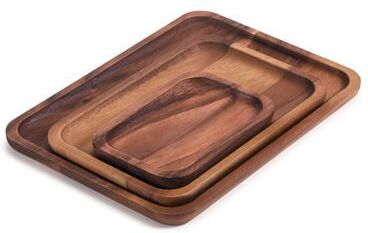 Kalmar Home Set of 3 Rectangular Plates - 1 each size