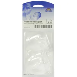 Sauger Milch Kirsche Ventil Silikon 0-18 Monate 2 St