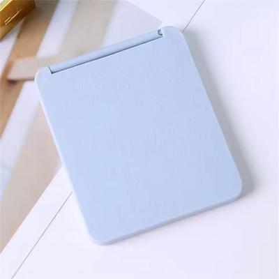 Uplift Essentials High Definition Folding Makeup Mirror Slim Portable Rectangle Vanity Tool blue