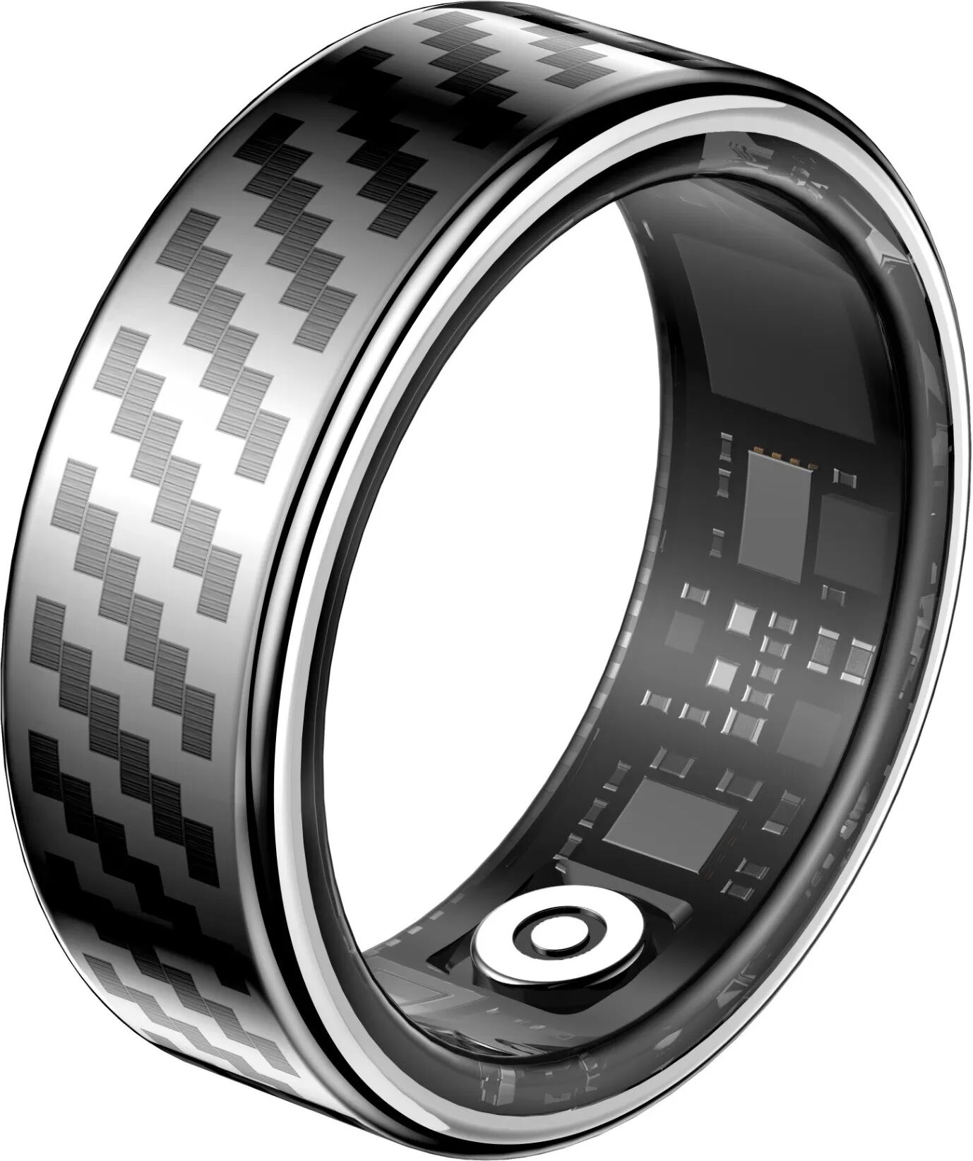 INF RWFIT Smart Ring: 50M Wasserdicht, Herzfrequenz-, Schlafüberwachung, Fitness-Tracker Silber 11