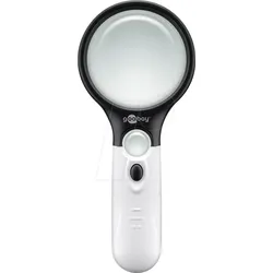GB 41255 - LED Hand Leselupe, 2x u. 12xVergrößerung